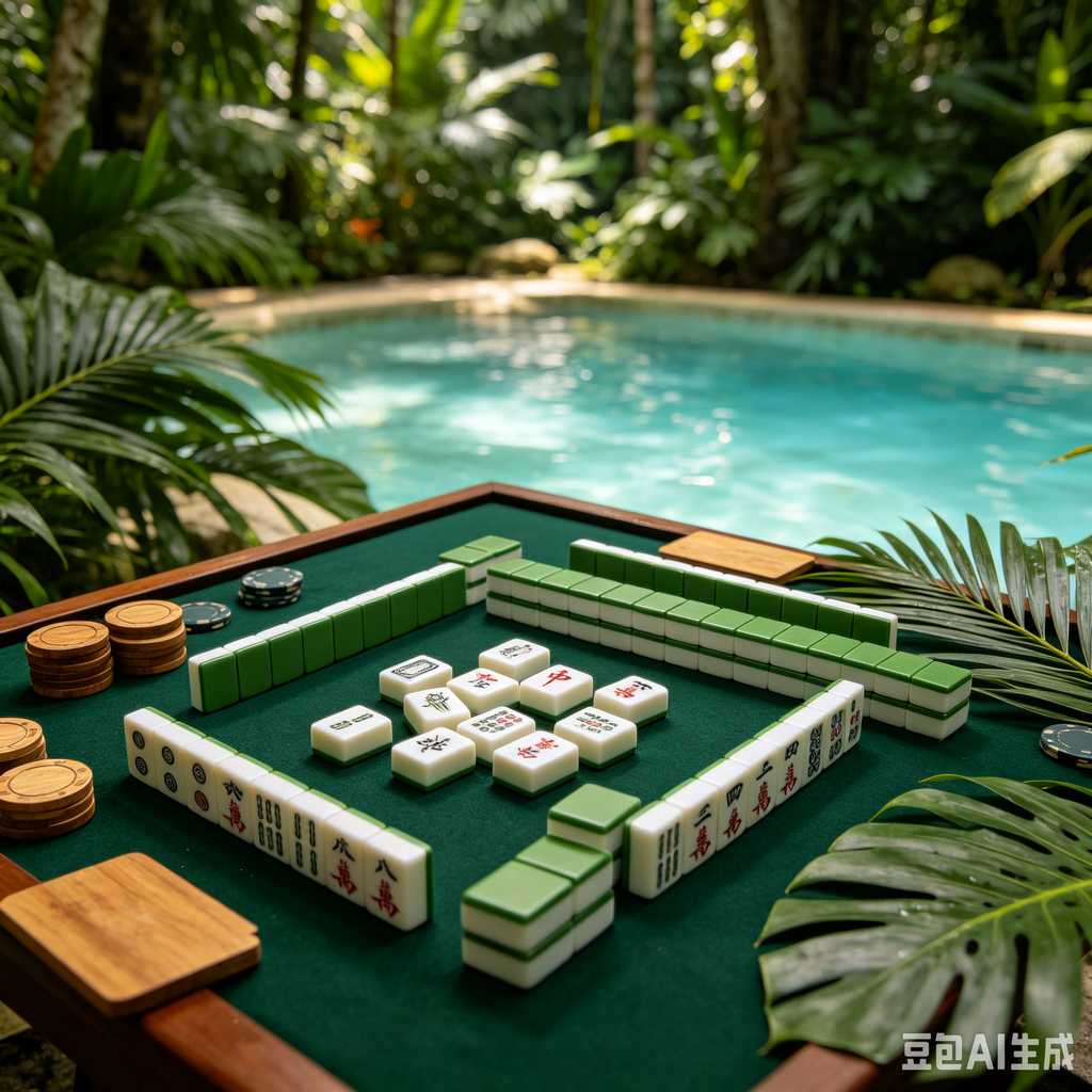 jelly transparent mahjong set