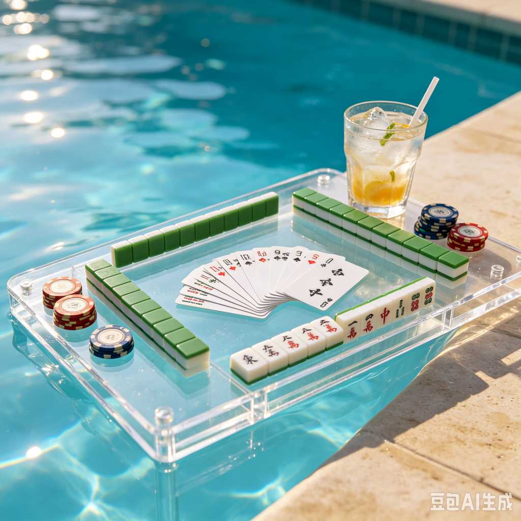 premium resin mahjong game set